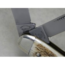 Fight'n Rooster Germany Stag 1996 International Cutlery Club Sowbelly Stockman Knife 1 of 125