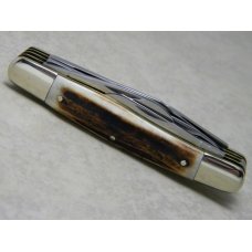 Fight'n Rooster Frank Buster Celebrated Cutlery Germany Stag 6 Blade Stockman Knife Fight'n Rooster Frank Buster Celebrated Cutlery Germany Stag 6 Blade Stockman Knife