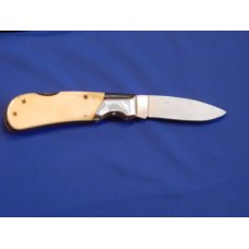 Vintage Frost Single Blade Lock back knife with Highly Detailed Scrimshaw Canadian Goose scene -NOS Vintage Frost Single Blade Lock back knife with Highly Detailed Scrimshaw Canadian Goose scene -NOS