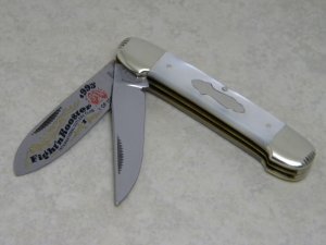 Fight'n Rooster Germany Pearl 1993 International Cutlery Club 1 of 150 Canoe Jack Knife