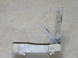 Fight'n Rooster Frank Buster Cutlery Co Germany Pearl The Captains Rooster Razor Gunstock Jack Knife