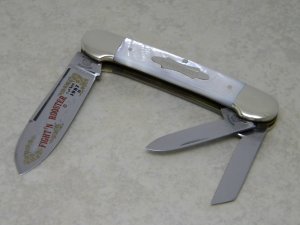 Fight'n Rooster Germany Pearl 1987 International Cutlery Club 1 of 400 Canoe Whittler Knife