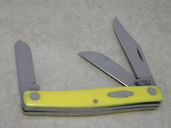 Case XX USA 6 Dot (1974) Yellow 33092 Large Birdseye Rivet Stockman Knife Case XX USA 6 Dot (1974) Yellow 33092 Large Birdseye Rivet Stockman Knife
