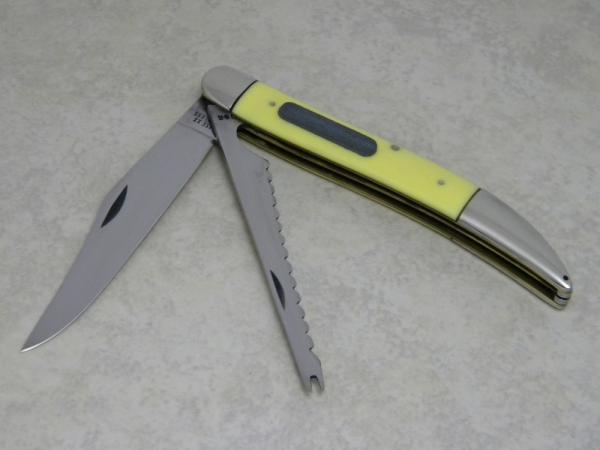 Case XX Stainless USA 1965-69 Yellow Composition 32095 Toothpick Fish Knife Case XX Stainless USA 1965-69 Yellow Composition 32095 Toothpick Fish Knife