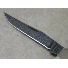 Parker - Edwards Alabama, USA Stag 1 Blade Mini Trapper with Genuine Damascus Blade Parker - Edwards Alabama, USA Stag 1 Blade Mini Trapper with Genuine Damascus Blade