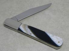 Smoky Mountain Knife Works "Chief Paduke Paducah Kentucky" Buffalo Horn Daddy Barlow Knife Smoky Mountain Knife Works "Chief Paduke Paducah Kentucky" Buffalo Horn Daddy Barlow Knife