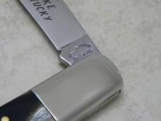 Smoky Mountain Knife Works "Chief Paduke Paducah Kentucky" Buffalo Horn Daddy Barlow Knife Smoky Mountain Knife Works "Chief Paduke Paducah Kentucky" Buffalo Horn Daddy Barlow Knife