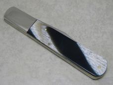 Smoky Mountain Knife Works "Chief Paduke Paducah Kentucky" Buffalo Horn Daddy Barlow Knife Smoky Mountain Knife Works "Chief Paduke Paducah Kentucky" Buffalo Horn Daddy Barlow Knife
