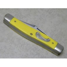 Frontier 4433 Imperial Yellow Stockman Knife Made in USA
