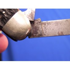 Early J A Henckels 6 Blade Multi-use Tool. Pocket Worn Smooth Stag Worksman Pocket Knife- RARE ONE! Early J A Henckels 6 Blade Multi-use Tool. Pocket Worn Smooth Stag Worksman Pocket Knife- RARE ONE!