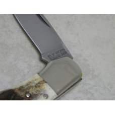 Taylor Cutlery Japan Elk Horn Surgical 1980 Stag Punkin Seed Lockback Knife in Box Taylor Cutlery Japan Elk Horn Surgical 1980 Stag Punkin Seed Lockback Knife in Box