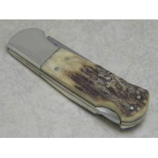 Taylor Cutlery Japan Elk Horn Surgical 1980 Stag Viper Lockback Knife in Box Taylor Cutlery Japan Elk Horn Surgical 1980 Stag Viper Lockback Knife in Box