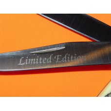 Vintage Schrade Scrimshaw with Crocodile 2 Blade Trapper Pocketknife (584SC) Limited Edition Vintage Schrade Scrimshaw with Crocodile 2 Blade Trapper Pocketknife (584SC) Limited Edition