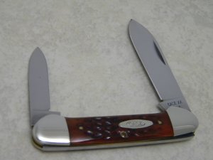 Case XX USA 1970's Beautiful Bone 62131 Canoe Knife