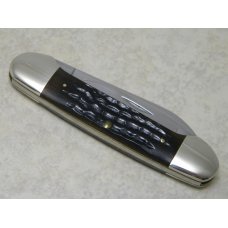 Case XX USA 1970's Bone 62131 Canoe Knife with Indian Etch