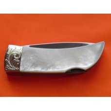 Boker "Cinch" Mdl# 1007E with flawless and Fiery Mother of Pearl handles Fancy Scroll Bolsters +Gem Boker "Cinch" Mdl# 1007E with flawless and Fiery Mother of Pearl handles Fancy Scroll Bolsters +Gem
