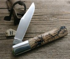 Schatt & Morgan Cutlery - #95 - Grand Daddy Barlow - NEW Lightning Wood -11 - JSR ONLY EXCLUSIVE ! Schatt & Morgan Cutlery - #95 - Grand Daddy Barlow - NEW Lightning Wood -11 - JSR ONLY EXCLUSIVE !