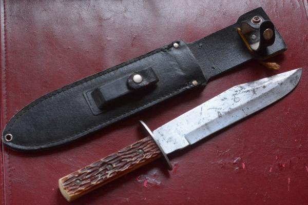 TRAMONTINA CARBON STEEL BOWIE FIXED BLADE KNIFE