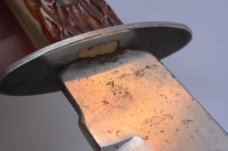 TRAMONTINA CARBON STEEL BOWIE FIXED BLADE KNIFE