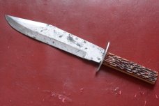 TRAMONTINA CARBON STEEL BOWIE FIXED BLADE KNIFE