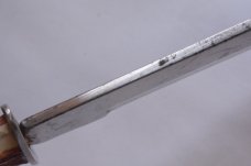 TRAMONTINA CARBON STEEL BOWIE FIXED BLADE KNIFE
