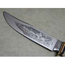 Robt Klaas Kissing Crane Solingen Germany Stag KC2 Cowboy Fixed Blade Sheath Knife