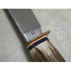 Robt Klaas Kissing Crane Solingen Germany Stag KC2 Cowboy Fixed Blade Sheath Knife