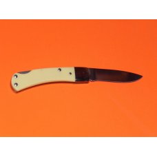 Vintage Limited Edition Schrade Scrimshaw Single Blade LockBack Knife w/ Waterfowl/Duck Flying SC513
