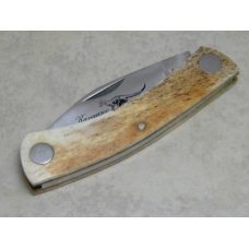 Frost Cutlery Japan Smooth Bone Birdseye Rivet Kangaroo Canoe Knife in Box Frost Cutlery Japan Smooth Bone Birdseye Rivet Kangaroo Canoe Knife in Box