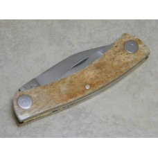 Frost Cutlery Japan Smooth Bone Birdseye Rivet Kangaroo Canoe Knife in Box Frost Cutlery Japan Smooth Bone Birdseye Rivet Kangaroo Canoe Knife in Box