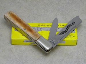 Parker Cut. Co.  Japan Smooth Bone One Arm Pillbuster Razor Barlow Knife in Box