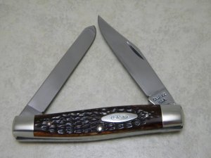Case XX USA 4 Dot (1976) Genuine Bone 6275 SP Moose Knife