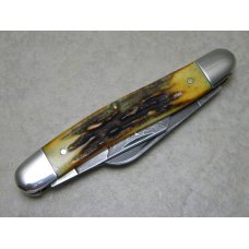 Case XX USA 4 Dot (1996) Stag 5347 D Stockman Knife in Box with Genuine Damascus Blades Case XX USA 4 Dot (1996) Stag 5347 D Stockman Knife in Box with Genuine Damascus Blades