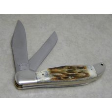 Parker & Son Chattanooga, TN K409 Japan Second Cut Stag Folding Hunter Knife in Box Parker & Son Chattanooga, TN K409 Japan Second Cut Stag Folding Hunter Knife in Box