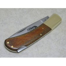 Parker Cut. Co. Japan Pakka Wood "The Timberwolf" Lockback Knife in Box Parker Cut. Co. Japan Pakka Wood "The Timberwolf" Lockback Knife in Box