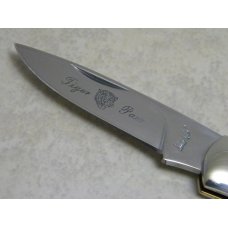 Frost Cutlery Japan Mother of Pearl "Tiger Paw" Lockback Knife in Box Frost Cutlery Japan Mother of Pearl "Tiger Paw" Lockback Knife in Box