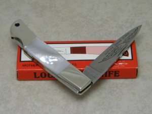 Parker Cut. Co. Surgical Steel Japan Pearl Eagle Brand Lockback Knife in Box