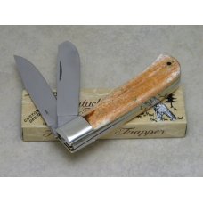 Frost Cutlery Japan Smooth Bone "Kentucky Trapper" Jumbo Trapper Knife in Box Frost Cutlery Japan Smooth Bone "Kentucky Trapper" Jumbo Trapper Knife in Box