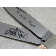 Frost Cutlery Japan Smooth Bone "Kentucky Trapper" Jumbo Trapper Knife in Box Frost Cutlery Japan Smooth Bone "Kentucky Trapper" Jumbo Trapper Knife in Box
