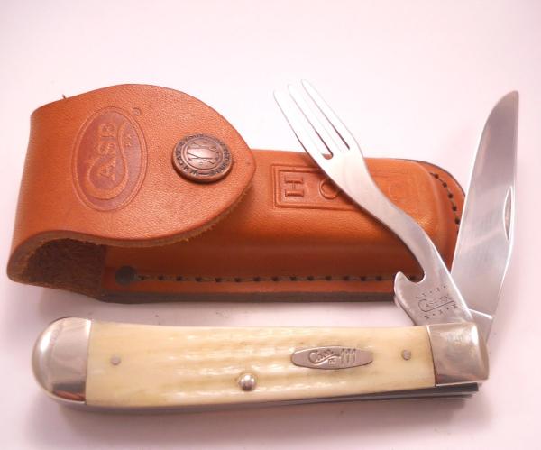 Case 6254 HB SS Hobo Knife White Bone Odd Case 6254 HB SS Hobo Knife White Bone Odd