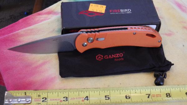 Ganzo F7582OR Push Button Ganzo F7582OR Push Button
