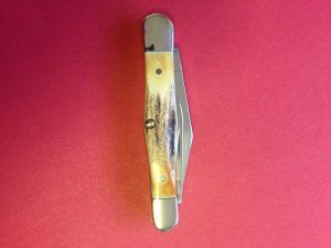 Case XX USA  5383 WH SS Stag Knife C. Platts Sons