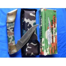 Vintage Parker K267 Large Lockback Hunting Knife w/ Special Forces within a flying Eagle Blade Etch Vintage Parker K267 Large Lockback Hunting Knife w/ Special Forces within a flying Eagle Blade Etch