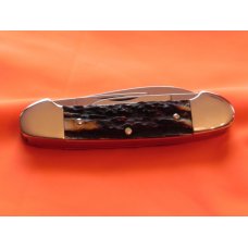 Vintage J A Henckels 5 Blade Canoe Pocket Knife w/ Premium Gnarly Stag Handles – NOS Vintage J A Henckels 5 Blade Canoe Pocket Knife w/ Premium Gnarly Stag Handles – NOS