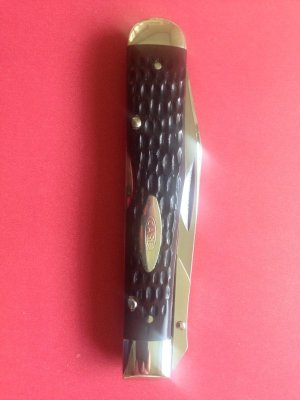 Case Knife XX USA  6111-1/2 Cheetah Swinguard 7-Dot Delrin 1977 Knife