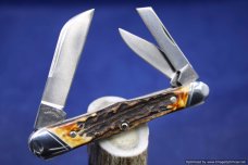Tuna Valley Cutlery Burnt Stag Carpenter Whittler. #556 Tuna Valley Cutlery Burnt Stag Carpenter Whittler. #556