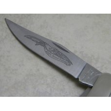 Parker Edwards Alabama, USA Eagle Brand Wood A1500P One Arm Razor Trapper Knife in Box c.1980's Parker Edwards Alabama, USA Eagle Brand Wood A1500P One Arm Razor Trapper Knife in Box c.1980's