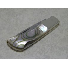 Parker Cut. Co. Japan Abalone Pearl Little Mustang Lockback Knife in Box Parker Cut. Co. Japan Abalone Pearl Little Mustang Lockback Knife in Box