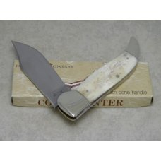 Frost Cutlery Japan Smooth Bone "Coon Hunter" Folding Hunter Clasp Knife in Box Frost Cutlery Japan Smooth Bone "Coon Hunter" Folding Hunter Clasp Knife in Box