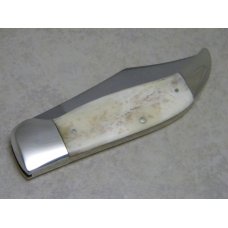 Frost Cutlery Japan Smooth Bone "Coon Hunter" Folding Hunter Clasp Knife in Box Frost Cutlery Japan Smooth Bone "Coon Hunter" Folding Hunter Clasp Knife in Box